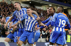 Brighton stun Man United to ensure Premier League survival
