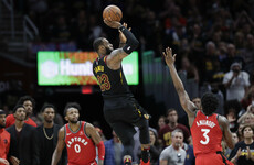 Watch: LeBron James floats in buzzer-beating dagger as Cavs stun Raptors