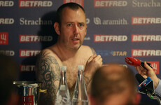 I'll cartwheel naked next year - Snooker champ Williams faces media in the nip