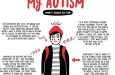 Aoife Dooley has created an illustration to help her followers understand her autism diagnosis