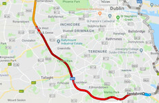 Traffic on the M50 has been in absolute chaos this evening