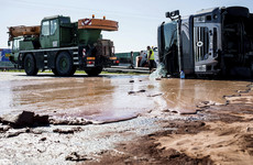 Truck crash spills 12 tonnes of liquid chocolate onto Polish motorway