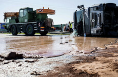 Truck crash spills 12 tonnes of liquid chocolate onto Polish motorway