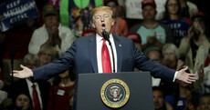 Donald Trump holds rally, tells supporters his Korea summit will bring 'peace for the world'