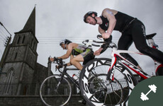 Training for a triathlon? Here's a 5-step stretching routine to help with the cycling leg
