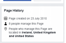 Facebook feature shows official Eighth Amendment campaign pages are being managed by accounts located abroad