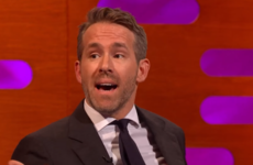 A fan whose wife was being carried away on a stretcher could not resist asking Ryan Reynolds for a high-five