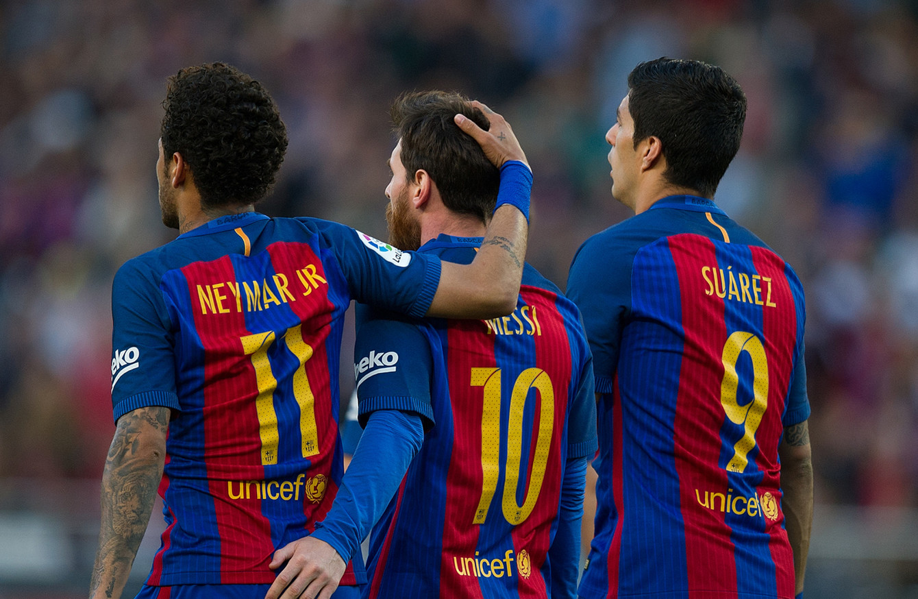 'What I miss about Barca is Messi and Suarez,' says Neymar but he ...