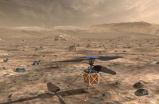 Nasa is sending a helicopter that weighs less than 2kg to Mars