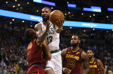 LeBron humbled as Celtics secure lead against Cavaliers in NBA playoff series opener