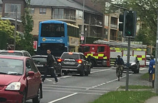 Heavy morning traffic in Dublin after car overturns in Goatstown