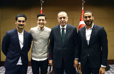 Germany stars under fire over photo with Turkey president