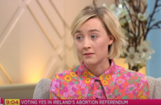 Saoirse Ronan said she's 'fully in support of a Yes vote' on the Lorraine show today