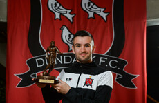 Three goals and three assists sees Dundalk winger Duffy named Player of the Month