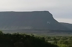 People have been having fun with the giant No sign erected on a mountain in Sligo