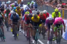 Ireland's Sam Bennett must settle for second place at stage 13 of Giro d'Italia in sprint finish