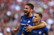 Chelsea claim FA Cup at Wembley thanks to decisive Hazard penalty