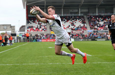 Two-try Gilroy helps Ulster see off Ospreys to take place in Champions Cup