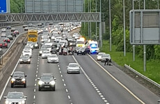 Man seriously injured in 'public order incident' on M50 motorway at rush hour