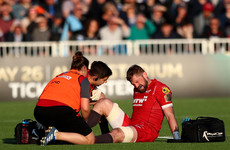 Scarlets captain Barclay suffers serious ankle injury ahead of Pro14 final