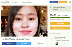 GoFundMe page for family of Jastine Valdez reaches over €80,000 in one day