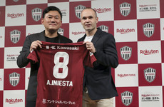 Barcelona and Spain legend Iniesta signs for Japan's Vissel Kobe