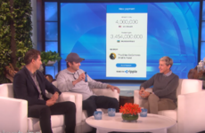 Ashton Kutcher suprised Ellen DeGeneres with $4 million for her wildlife fund and Ellen was shook