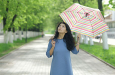 Highs of 23 degrees this weekend but chance of spot flooding with rainfall warning for four counties
