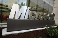 Microsoft profits from record first-quarter sales