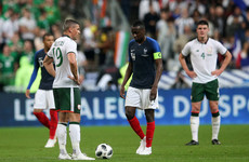 Three debuts made as Ireland go down to Les Bleus at rain-soaked Stade de France