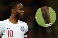 England star Raheem Sterling defends gun tattoo amid tabloid outrage