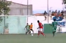 WATCH: Who needs a goalkeeper when you've got a ballboy to clear shots off the line?