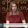 'It's like an enormous weight being lifted': Applause for Clare Daly's heartfelt referendum speech