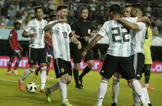 Messi warms up for Argentina's World Cup challenge with hat-trick at La Bombonera