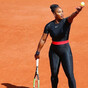 Serena Williams wore a superhero catsuit for her Grand Slam return and dedicated her win to new mams