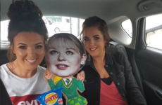 Nicola Coughlan of Derry Girls can't make it to the IFTAs tonight so the girls made a cardboard cut out of her instead