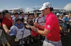 Going dark: Rory gives up the Twitter as he heads for Augusta