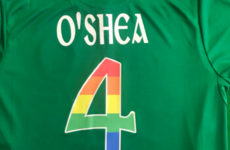 Ireland will wear rainbow-coloured shirt numbers tonight to show support for LGBT rights