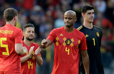 Worry for Belgium as Vincent Kompany limps off in dull pre-World Cup friendly