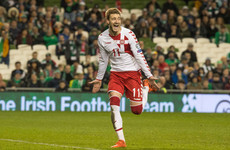 Injury denies Bendtner a place in Denmark's World Cup squad