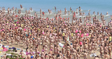 Over 2,500 women went skinny dipping on a Wicklow beach and smashed a world record