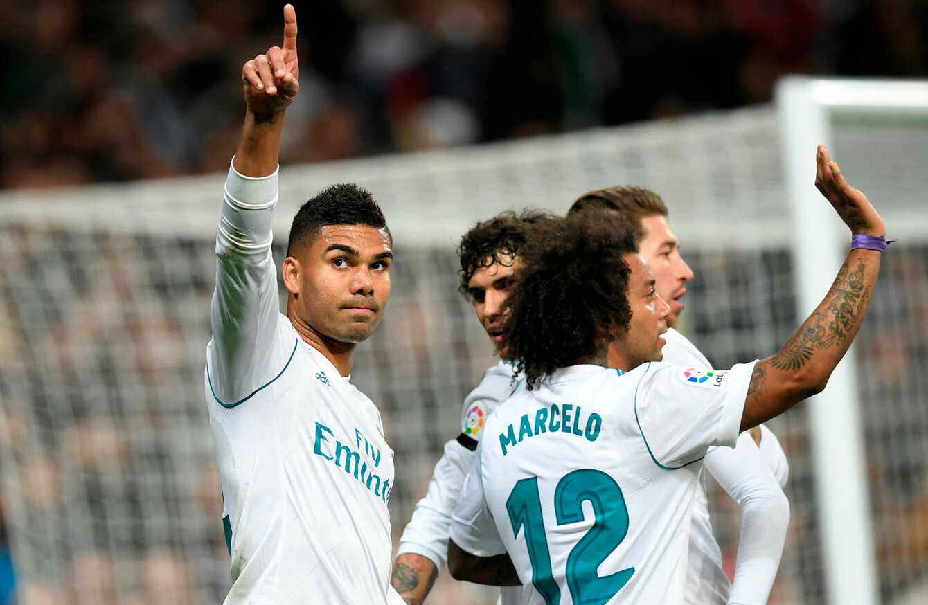 'Casemiro is one of the best, if not the best in the defensive midfield