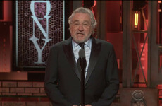 Robert DeNiro said "f*ck Trump" twice at the Tony Awards and got a standing ovation