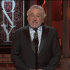 Robert DeNiro said "f*ck Trump" twice at the Tony Awards and got a standing ovation