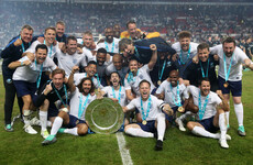 Robbie Keane scores, Cantona returns to Old Trafford but England win Soccer Aid on penalties