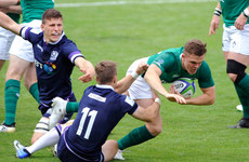 Ireland one match from U20 World Cup relegation after being torn apart by 6-try Scots