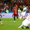 Nacho gives Spain the lead with technically-esquisite rasper that finds its way past both posts