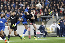 France limit damage against New Zealand after early red card
