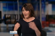 Keelin Shanley had an Aengus Mac Grianna moment when she was caught fixing herself on last night's news