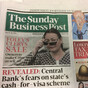 The Sunday Business Post's editor is on the way out as the paper searches for a buyer